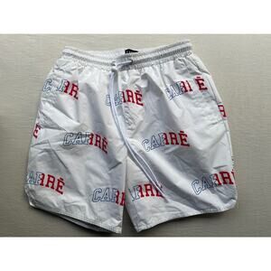 Carre Paris Size Medium Men's Casual‎ Shorts Trunks Stretch Elastic Waist